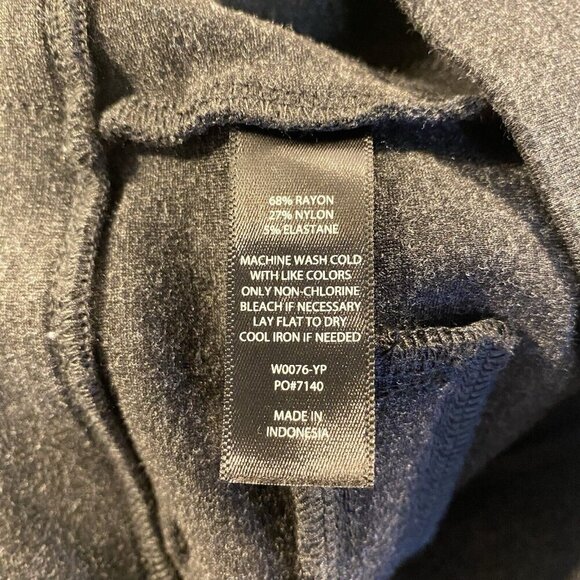 Beta Brand Women's Size Medium Charcoal Gray Pull On Stretch Dress Casual Pants - Picture 7 of 7